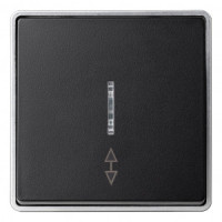 Smartbuy Сириус выкл. ОУ 1 кл. (проходной) (инд.) 10А черный SBE-07b-10-SW12-1