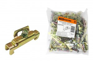 TDM ограничитель на DIN-рейку (металл) 1 винт (100!) SQ0804-0022