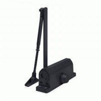 Доводчик дверной NOTEDO DC-065 легкий характер BLACK до 100 кг черный (10)