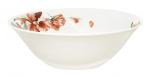 Тарелка суповая Вьюнок 18см, 600мл фарфор (кратность 12шт!!!) МФК MFK20253