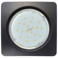 Ecola GX53 H4 Квадрат плоский св-к Черный матовый 41x106 FM53N4ECB (10!)