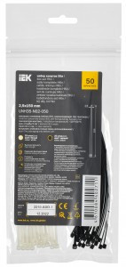 IEK Набор хомутов (стяжки) нейлон 2,5х150 (25б. 25ч) (50шт/упак, цена за уп)  UNH35-N02-050