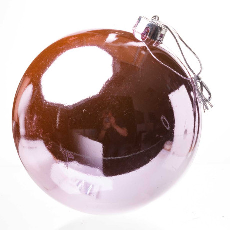 Шар Т176-7 1шт 15см (глянцевые)розовый (48)