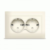 UNIVersal Севиль роз. СУ 2 мест. сл. кость (керам. осн., защ. шторки, земля) Б-С0050