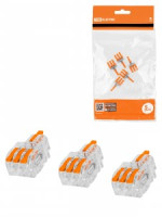 TDM клемма СМК разветвит. с рычагом СКР-613 1вх/3вых 0,2-4мм2, 32А, (уп.5шт, цена за уп) SQ0527-0412