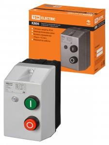 TDM контактор КМН10960 9А в оболочке с инд. Ue=380В/АС3, тепл. реле РТН-1314 IP54