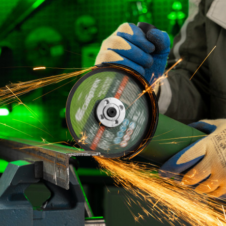 Круг отрезной по металлу, 125 х 1.0 х 22.2 мм, 84%A+16%B Сибртех