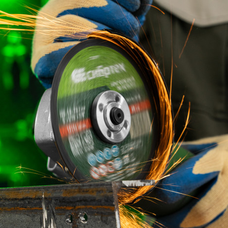 Круг отрезной по металлу, 125 х 1.0 х 22.2 мм, 84%A+16%B Сибртех