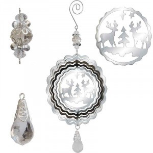 Металлическая подвеска "Зимний лес" 11,5х11,5 см Волшебная страна 100992