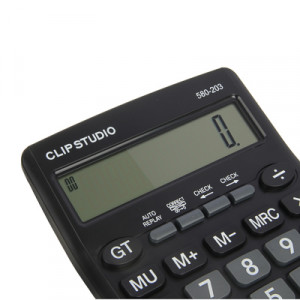 ClipStudio Калькулятор 12-разр. 15.5х20см, пластик