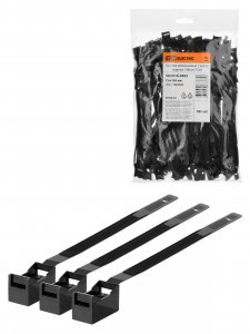 TDM крепеж ремешковый 7,6х165 черный (100шт/уп, цена за уп) SQ0516-0303