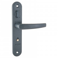 Гардиан Комплект ручек 4112 Вега темно-серый к замку Гардиан 3012 (12)