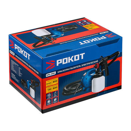 РОКОТ Краскораспылитель электрический напольный 800Вт