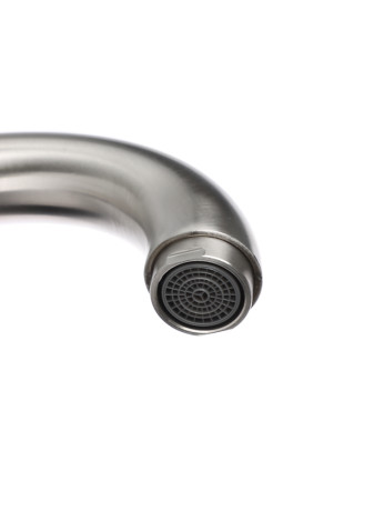 СоюзКран Смеситель для раковины, кер. кран-буксы 1/2, нерж. сталь, SS02-М242