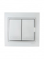 Lezard Мира выкл. СУ 2 кл. 10А металлик серый (корпус PC) 701-1010-101