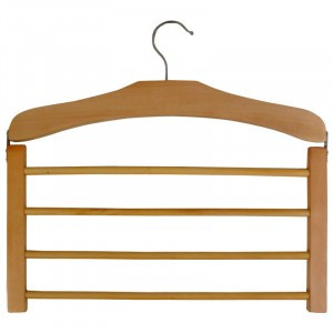 Вешалка деревянная SS2 д/брюк, 4 перекладины 311368 Рыжий Кот