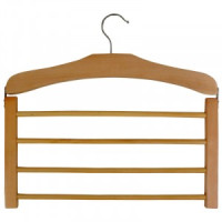 Вешалка деревянная SS2 д/брюк, 4 перекладины 311368 Рыжий Кот