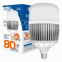 IONICH высокомощн. E27 80W(6800lm) 4000К 4K 236x135 с адаптером E40 ILED-SMD2835-Т135 1112