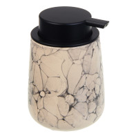 VETTA Дозатор для жидкого мыла, 320 мл, 13x9x9 см, керамика, &quot;Космос&quot;, мрамор молочный