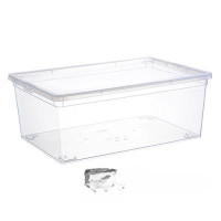 Ящик для хранения 10 л прозрачный 370*250*140 мм М2352