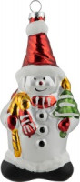 Украшение елочное "Снеговик" (кратность 12!!!) Волшебная страна