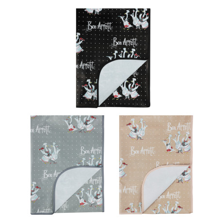 PROVANCE Гуси Скатерть ПВХ 140х180см, 3 цвета