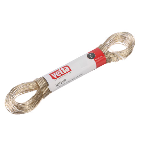 Шнур тм VETTA, с металлической жилой тм VETTA 20м х 2мм