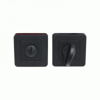 Сантехническая завертка к ручкам АЛЛЮР АРТ BK-S1 BL / BL(411515) матовый черный (100,10)