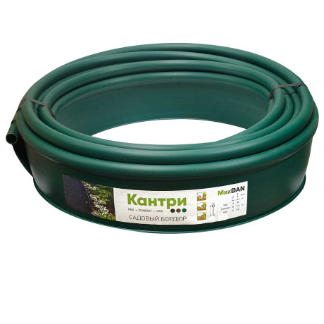 Лента бордюрная Кантри ЗЕЛ 11*2см 10м