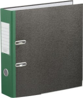 Папка-регистратор 75 мм Attache мрамор,мет.уг.,зелен.корешок 1057407