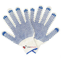 Перчатки трикотажные с ПВХ "Люкс" 7,5 класс