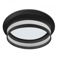 Feron cв-к встр. GX70 IP20 черный круг 140х55 DL702 LUNA 51098