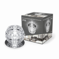 Gauss CR018 св-к встр. G9 Кристалл 80(50)x85 Кристалл/Хром