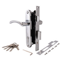 Замок врез 1223/60-CR AVERS (хром) с ручками  \20