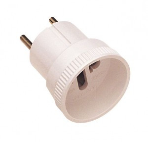 Makel сет. вилка-переход. (адаптер) евро 6А белая 10009