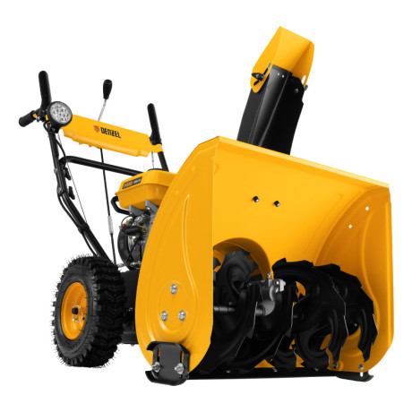 Бензиновая снегоуборочная машина SBM 610, 212 cc, ручной старт, фара Denzel