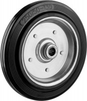 Колесо d=250 мм, г/п 210 кг, резина/металл, игольчатый подшипник, ЗУБР