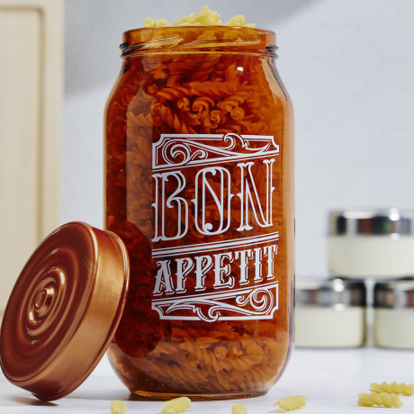 HEREVIN Охра Банка для сыпучих продуктов, стекло, 1000мл, 172541-819