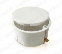 GREENEL Коробка распред. СУ D80х40мм для полых стен с крышкой мет. лапки белый (175шт) GE41024