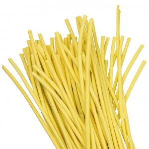 EKF термоусадка трубка ТУТ  4/2 желтая в отрезках по 1м (уп.100м, цена за 1м) tut-4-y-1m