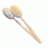 Щётка-массажёр двусторонняя,дерево,42*7,5*6см,015110/ YORK