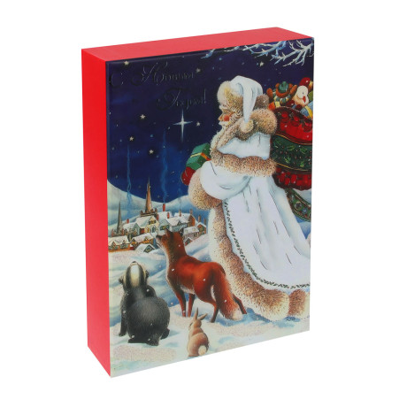 Набор подарочных коробок тм СНОУ БУМ, 3 размера 21x29x9см, 20x27x8см, 18x26x6см, картон