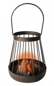 ФАЗА св-к св/д СВЕТОДИОДНЫЙ КАМИН эффект пламени (3xR03) металл 180x160x160 FL-H17