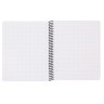 Тетрадь общая, 96 листов, в клетку, БЕЛЫЕ ЛИСТЫ, обл.мел. картон, спираль, микс