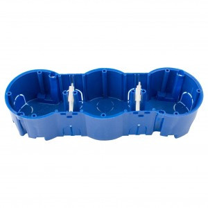 Bylectrica кор. уст. 3-х мест. для твердых стен СУ 207х66х47,4мм, армлен, КЕ-502