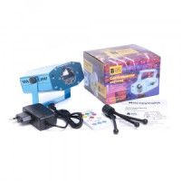 &quot;Проектор св/д B52 Waterfall (эф. водопада) 10*9*5см, 3реж(стробоскоп), 5цв. метал.корпус IP20, 12Вт