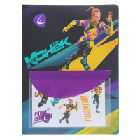 BY Русские Супергерои Папка с 20 пр.вкл., 31х23,5см, д/А4, перед.карман, пластик 0,6мм, &quot;Конек&quot;