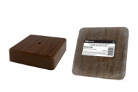 TDM коробка распред. 75х75х20мм ОУ IP40 бук, инд. штрихкод (100!) SQ1401-0303