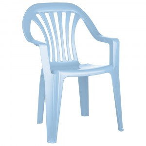 Стул детский 370х360х550 мм светло-голубой Бытпласт
