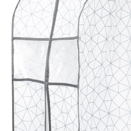 VETTA Чехол для одежды, с прозрачным окном, 60х30х120см, Валери, молния, полипропилен